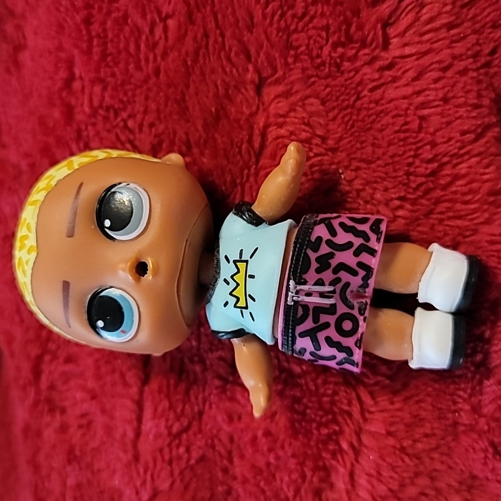 LOL SURPRISE DOLL ~ BOY BOI SCRIBBLES UNDER WRAPS  BLONDE MGA